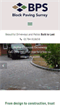 Mobile Screenshot of blockpavingsurrey.co.uk